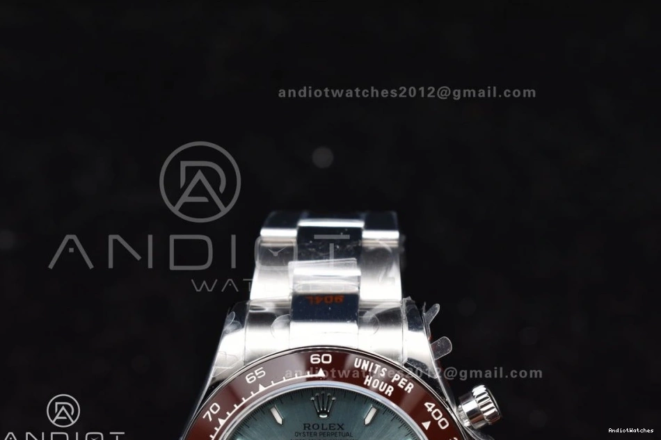 QF Daytona Braclet on 126506 Dial Stick YG V 1:1 Best Edition Breathable Ice Marker SS 791 SH4131 Blue 0814